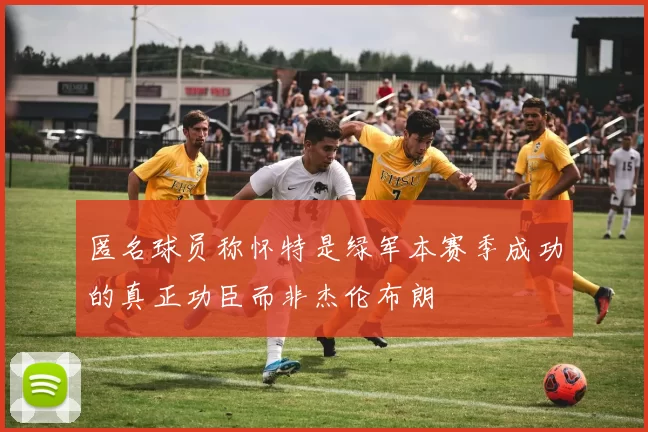 匿名球员称怀特是绿军本赛季成功的真正功臣而非杰伦布朗